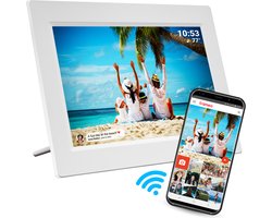 Denver Digitale Fotolijst 10.1 Inch - HD - Frameo App - Fotokader - WiFi - 16GB - IPS Touchscreen - PFF1015W