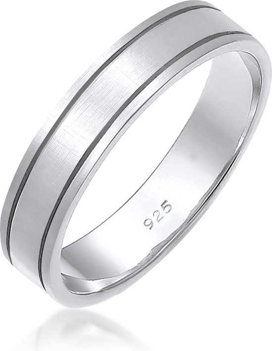 Elli PREMIUM - Ring - Elli PREMIUM Ring Dames Band Paar Bruilloft in 925 sterling zilver - Dames