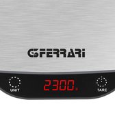 G3 Ferrari G20096 keukenweegschaal Roestvrijstaal Aanrecht Elektronische keukenweegschaal