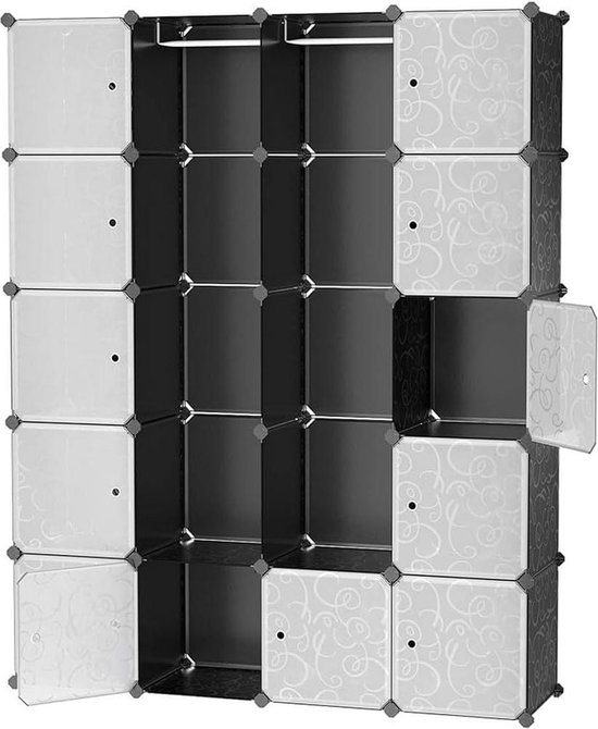 Songmics 2 Kledingstangen Voor Aan De Muur - Kledingrek - Kledingrekken