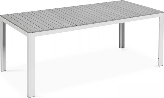 Ensemble table de jardin et 10 assises en aluminium et céramique Ensemble table de jardin et 10 assises en aluminium et céramique