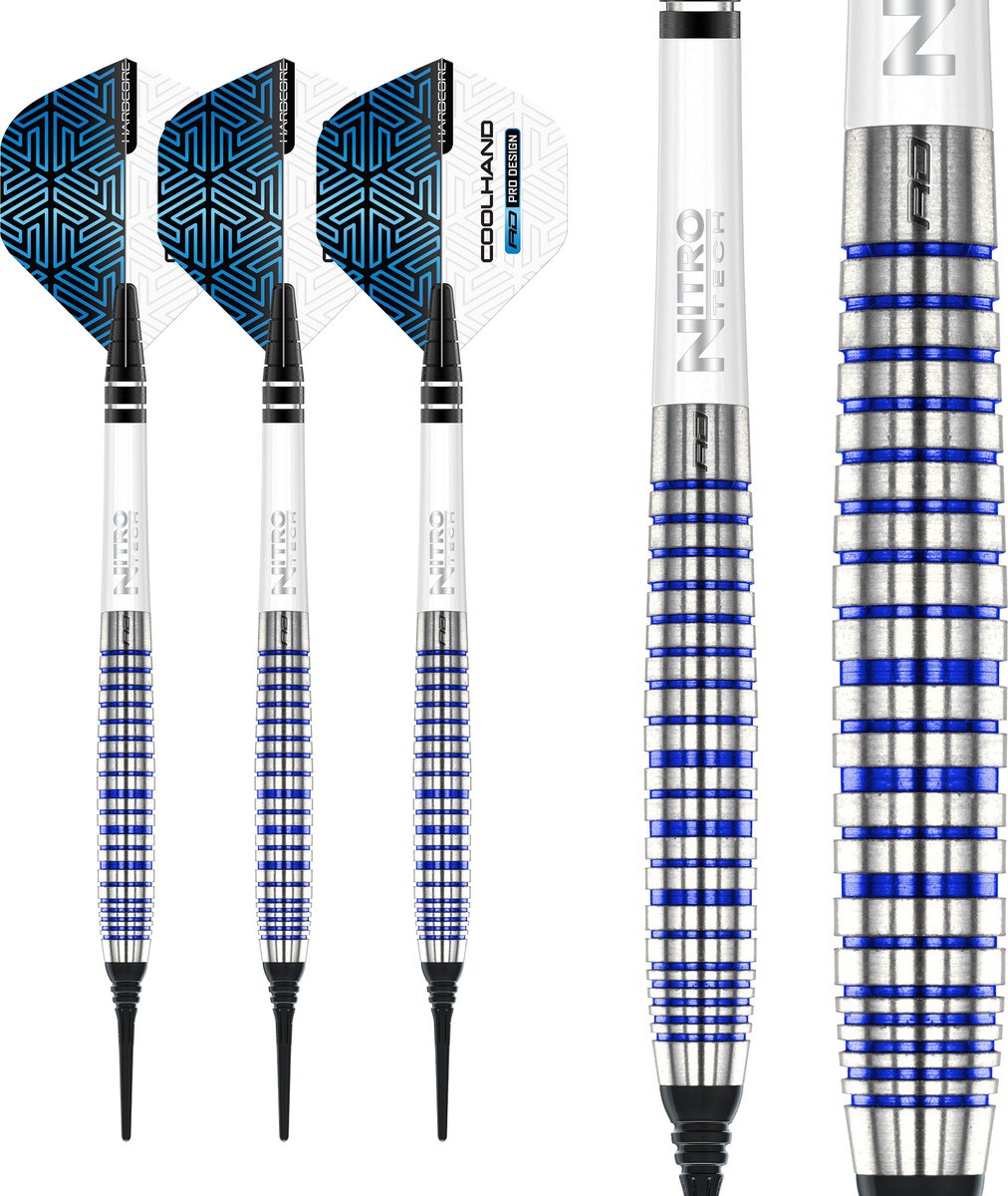 Red Dragon Luke Humphries TX3 Blue 90% - Soft Tip Darts