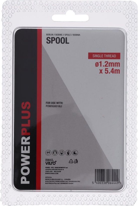 Powerplus - Accessories - POWACG1142 - Spoel ronde draad - voor POWXG8010LI - 2 st. van Powerplus — afbeelding 2