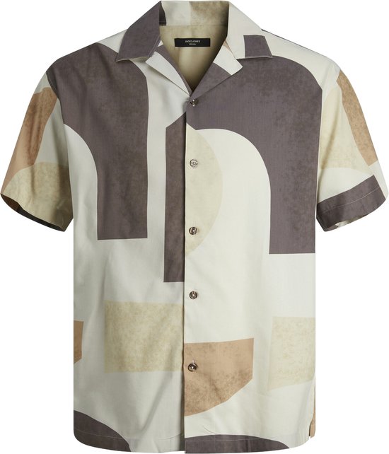 Jack & Jones Overhemd - Regular Fit - Bruin - 3XL Grote Maten