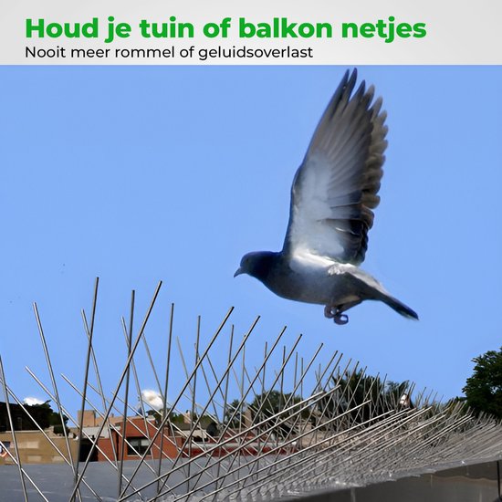 VerminBuster Duivenpinnen 3 Meter Vogelpinnen Duivenverjager verminbuster-duivenpinnen-3-meter-vogelpinnen-duivenverjager
