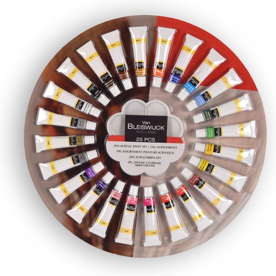 Vallejo Modelbouwverf Set - 16 Flesjes Acrylverf, 17 Ml Per Stuk
