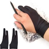 MMOBIEL Digitale Tekenhandschoen – Kunstenaarshandschoen voor Tablet Tekenen etc. – 3-Laags Palm Rejection – Tweevingerige Tekenhandschoen voor Rechter- en Linkerhand – 2 Stuks - Maat Medium – Model A