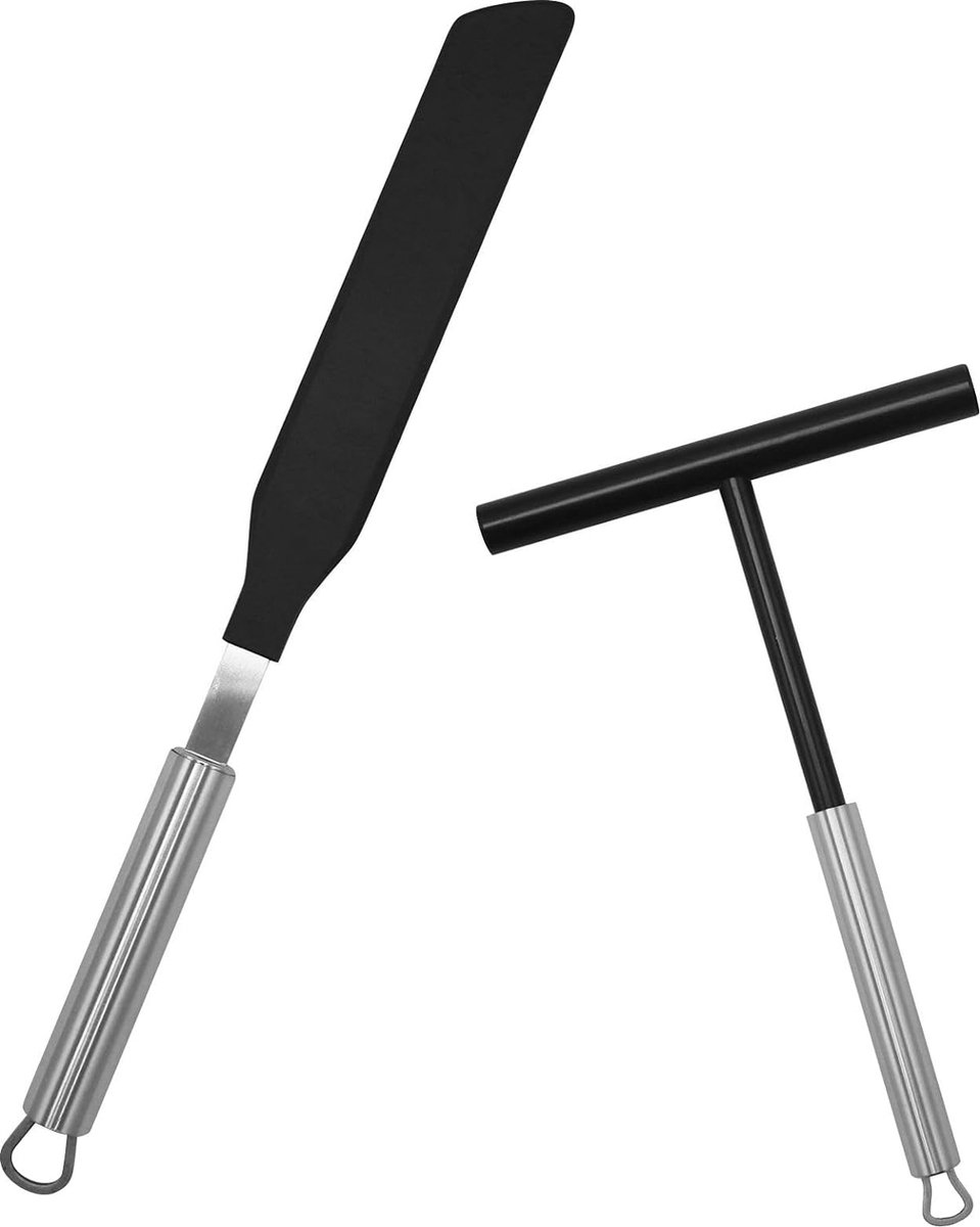 2 stuks roestvrij spatels crêpe crêpe gebruiksvoorwerpen crêpe spreader
