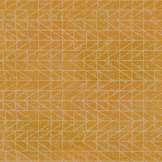 Grafisch behang Profhome 371743-GU vliesbehang glad met grafisch patroon mat geel goud 5,33 m2