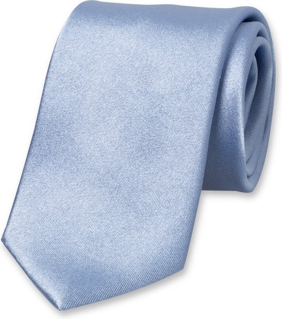 Cravate EL Cravatte - Bleu Clair - 100% Soie Satinée