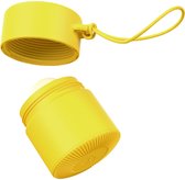 Solmates Sunshine Yellow Applicateur de protection solaire rechargeable - Brosse pour protection solaire - Brosse pour Crème solaire - Roller pour le corps - Applicateur de protection solaire rechargeable - bébé - crème solaire - crème solaire
