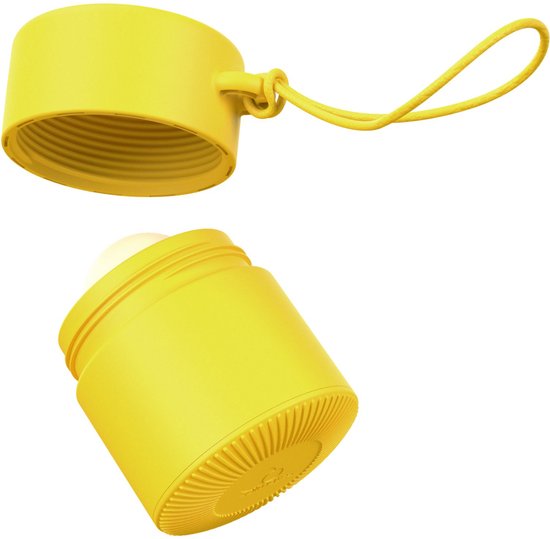 Solmates Sunshine Yellow Refillable Sunscreen Applicator - Zonnebrandkwast - Zonnebrand kwast - Body Roller - Hervulbare Zonnebrandcrème Applicator - baby - zonnebrand - zonnebrandcrème