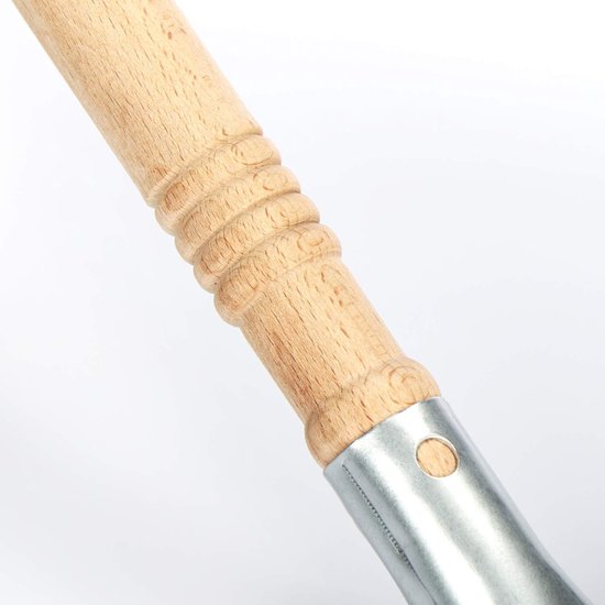 Novaliv Saalbezem, natuurhaar, 40 cm, veegplaat met rubberen lip