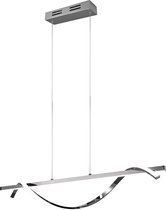 LED Hanglamp - Hangverlichting - Trion Annabel - 26W - Natuurlijk Wit 4000K - Dimbaar - Glans Chroom - Metaal