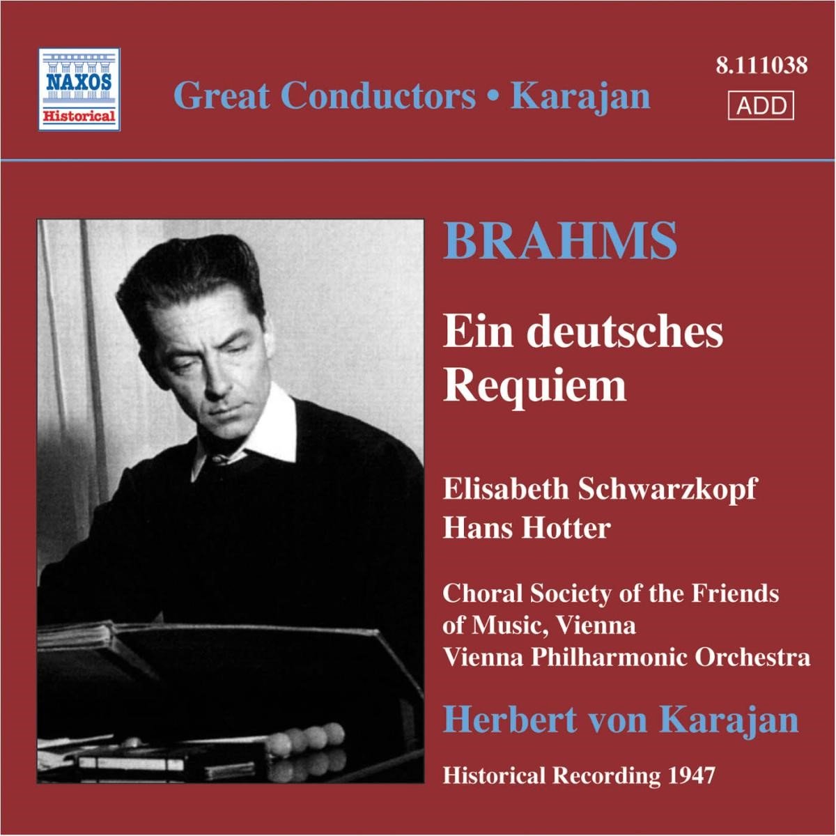 Elizabeth Schwarzkopf - Brahms: Ein Deutsches Requiem (CD)