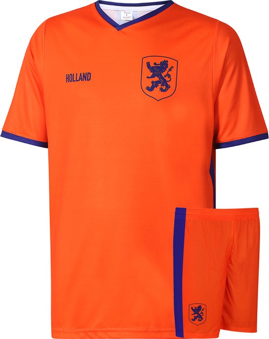 Nederlands Elftal Voetbaltenue Thuis - Oranje - EK 2024 - Voetbaltenue Kinderen - Shirt en Broekje - Jongens en Meisjes - Volwassenen - Heren en Dames-128