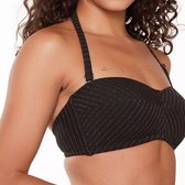 LingaDore - Black Diamond Bikini Top - maat 42 - Zwart