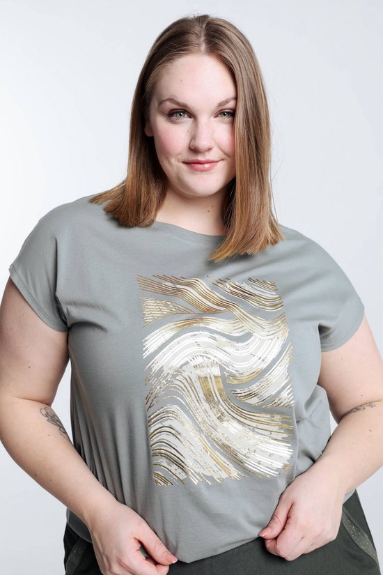 T-shirt Paprika avec imprimé métallisé