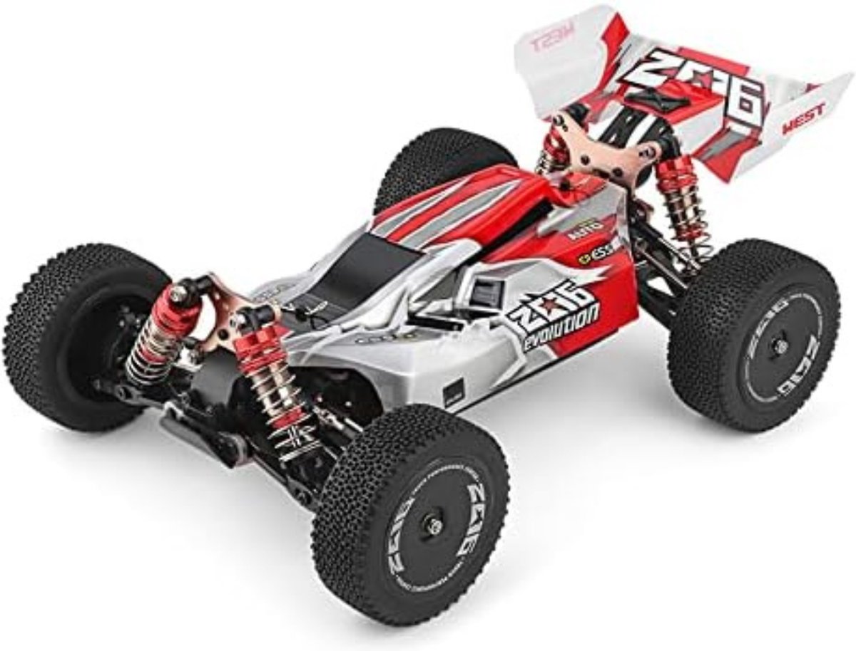 Create idea 4 STKS RC Auto Aandrijfas Compatibel met WLtoys 144001 144002 124018 124019 124017 124016 144010 1/14 Schaal Elektrische Vierwielaandrijving Auto Speelgoed