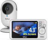 Bol.com Babybewakingscamera 119 cm (43 inch) draadloos nachtzicht VOX bidirectionele communicatie temperatuursensor geen lichtst... aanbieding