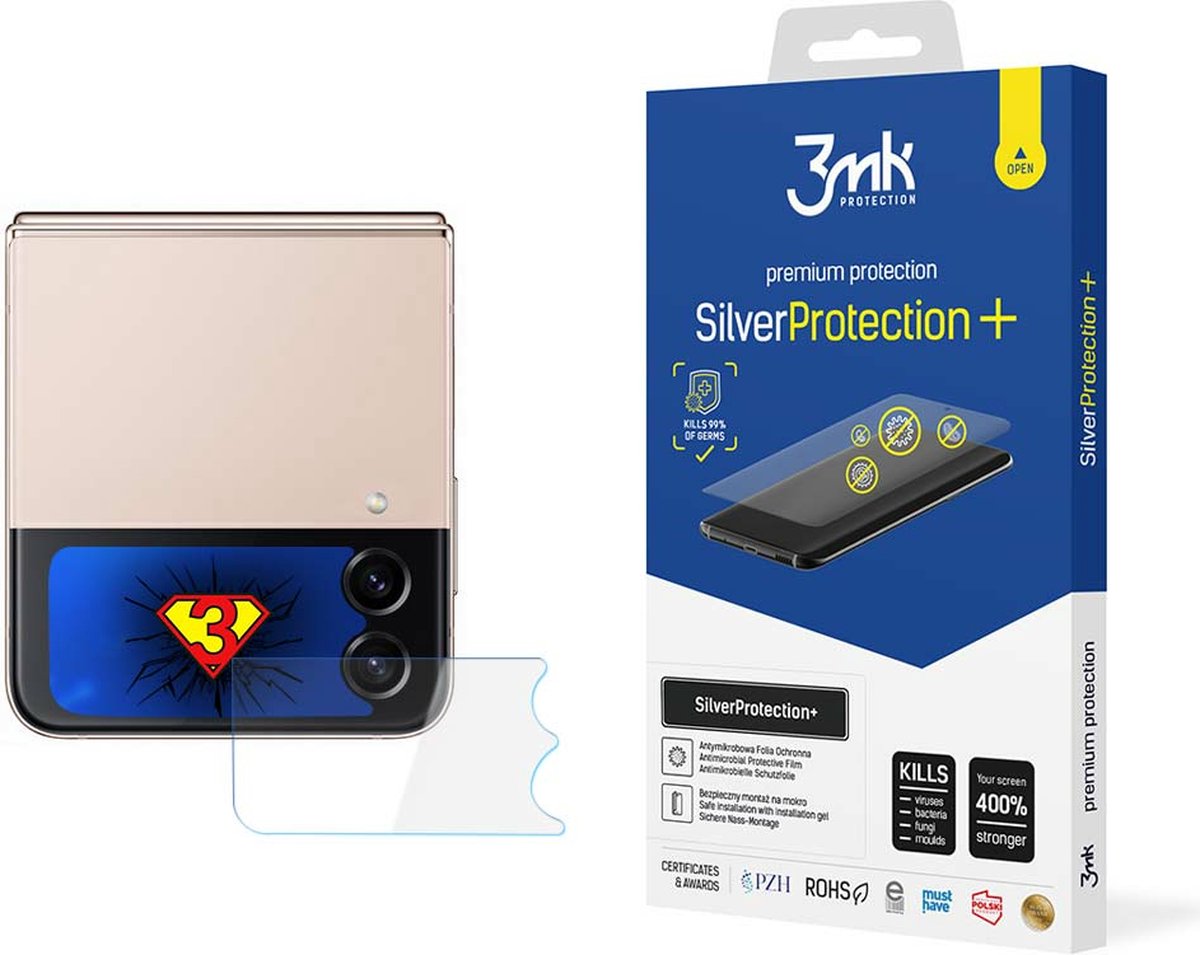 Samsung Galaxy Z Flip4 (Front) - 3mk SilverProtection+
