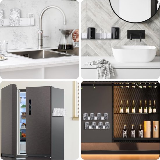 Gettimore Wandgemonteerde mok houder rek koffie beker hanger keuken