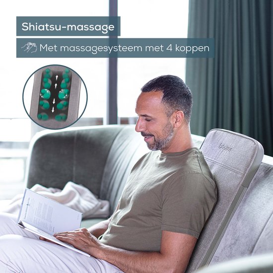 Beurer MG Massageauflagen - Shiatsu für wohltuende Massage im eigenen Heim