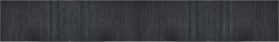 vidaXL-Vloerkleed-rechthoekig-60x400-cm-bamboe-grijs