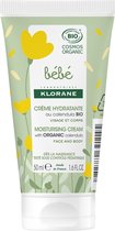 Klorane Bébé Biologische Hydraterende Crème 50 ml