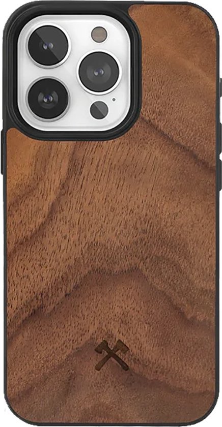 Étui iPhone 15 Pro Max Backcase - Woodcessories - Bois de noyer - Bois