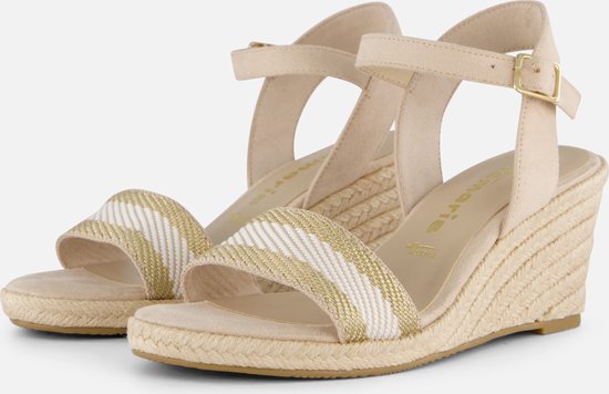 Tamaris Espadrilles beige Textiel - Dames - Maat 41