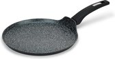 Pannenkoekenpan 28 cm - Granieten Crêpepan met antiaanbaklaag - Geschikt voor alle soorten fornuizen, inclusief inductie - PFOA-vrij
