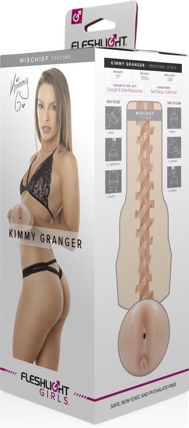 Fleshlight Girls Kimmy Granger Mischief (Butt) - Masturbateur SuperSkin,  sextoy,... | bol