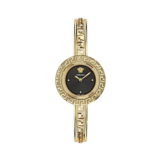 Versace La Greca VE8C00524 Horloge - Staal - Goudkleurig - Ø 28 mm