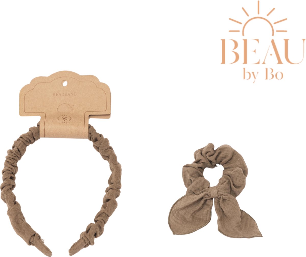 Mrs Ertha BEAU by Bo Haaraccessoires Haarband + Scrunchie Olive