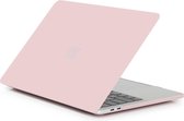 Macbook Pro 15,4 Inch (2016 / 2017 / 2018) Premium bescherming matte hard case cover laptop hoes hardshell + dust plugs |Licht Roze  / Light Pink|TrendParts|(A1707 / A1990)