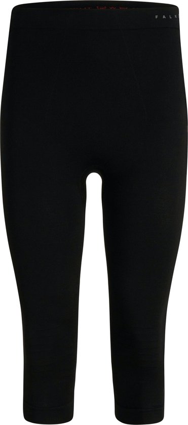 FALKE heren 3/4 tights Wool-Tech Light - thermobroek - zwart (black) - Maat: S