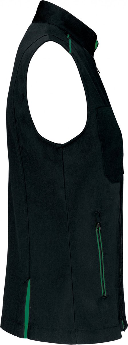 WK. Designed To Work Damesgilet Day To Day WK6149 - Black / Kelly Green - 3XL