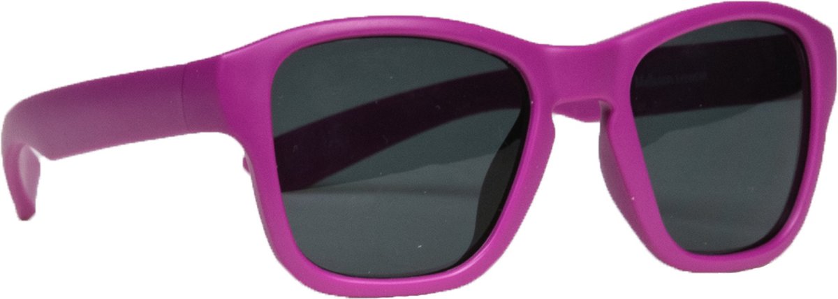 Melleson Eyewear - Kinderzonnebril Dani 3-7 jaar - Paars - 100% UV-A en UV-B Bescherming - Inclusief Microvezel Pouch