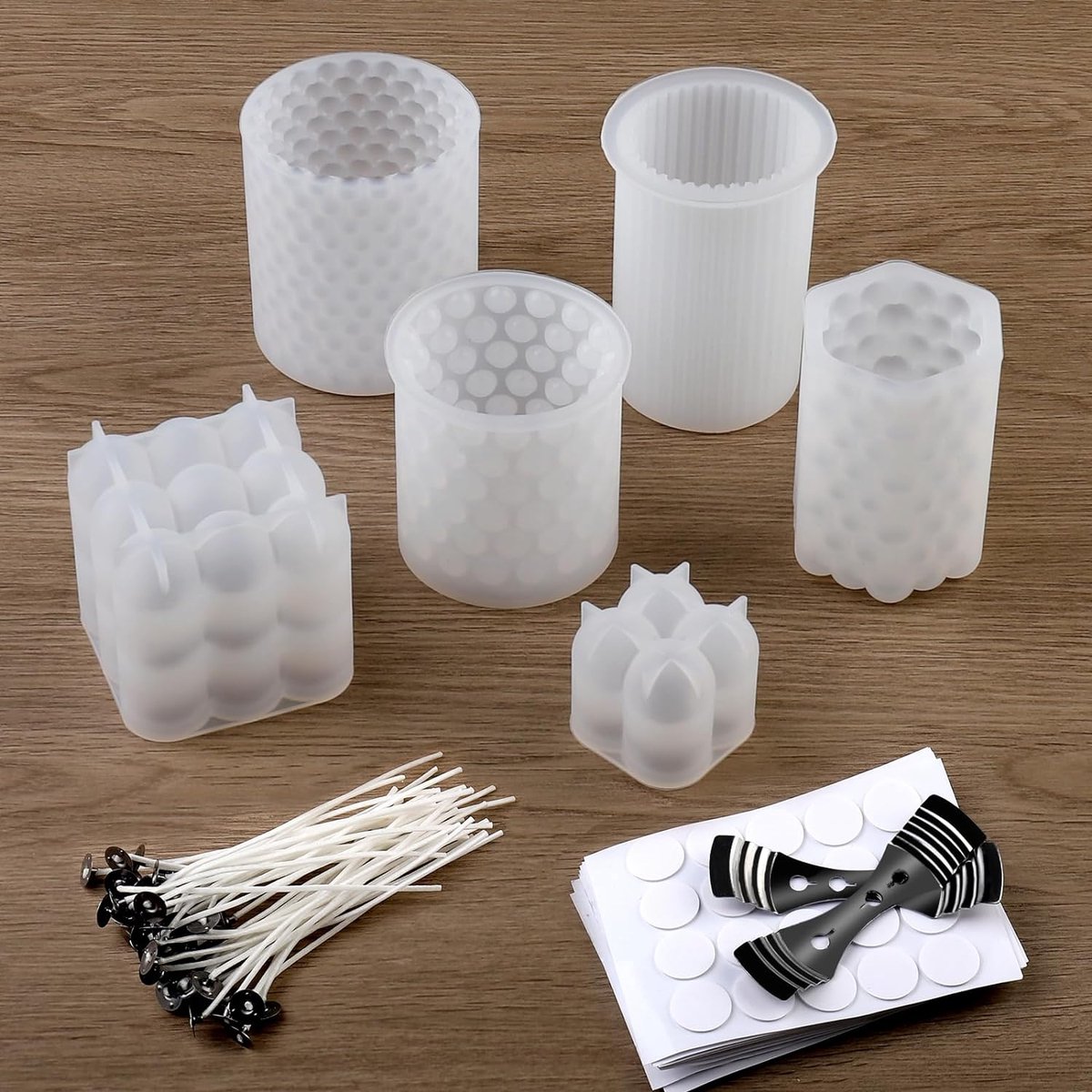 Multi-formes Moules pour Fabrication de Bougies en Silicone avec 100