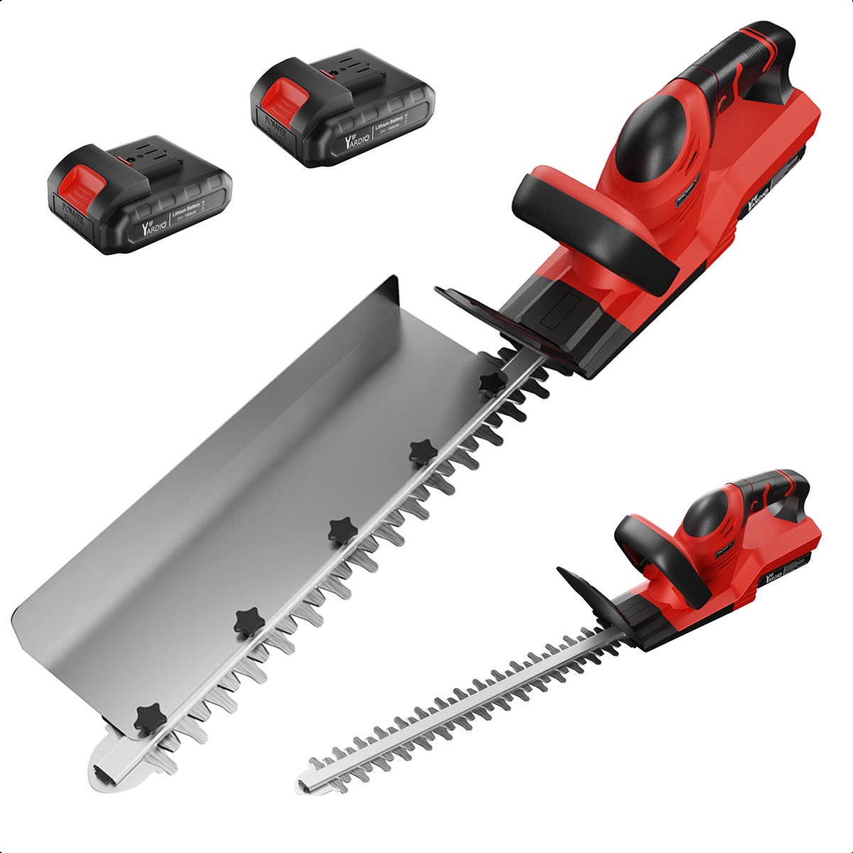 Bol.com YARDIO Tools® - HTWP-48mm - Heggenschaar - Heggenschaar Accu Electrisch - Incl. 2x 2.0 Accu en Bladgeleider aanbieding