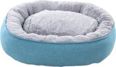 Flamingo Isidoor - Mand Honden;katten - Mand Isidoor Rond + Rits Blauw 50x50x15cm - 1st - 135533 - 1st