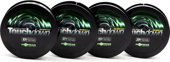 Korda - Touchdown - Groen - Nylon Vislijn - 0.35mm - 1000m - Groen van Korda — afbeelding 3