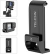Telesin GoPro batterijklep met oplaadaansluiting - Waterdicht - Beschermend - Opladen tijdens gebruik — Zwart
