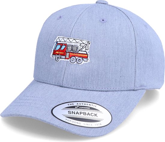 Hatstore- Kids Fire Truck Heather Grey Adjustable - Kiddo Cap Cap | bol