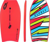 Osprey Bodyboard Shatter 40" Rood - Ultieme Surfervaring - Perfect voor Tieners en Volwassenen tussen 157-167 cm / 42-72 kg