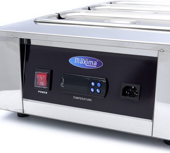 Chocoladesmelter - 3 x 1/3 GN 10 cm van Maxima — afbeelding 3