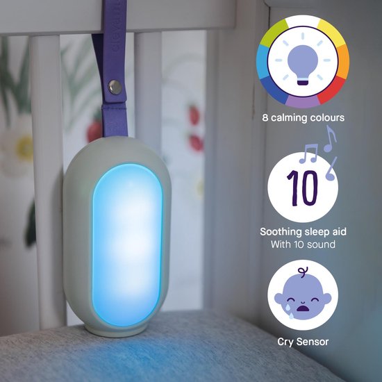 Lampe Nite Nite avec son reiki | y compris un soulagement apaisant | différentes couleurs de lumière | ClevaMama