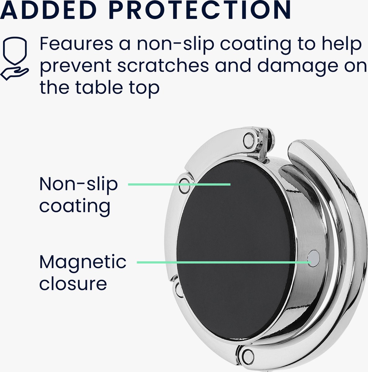 Crochet Rond En Métal Pliable Pour Sac à Main,cintre Portable Pour Sac