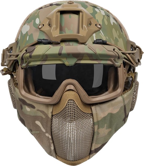 Airsoft Masker - Airsoft Helm - Paintball Masker - Airsoft Bescherming - Airsoft Accesoires - Airsoft Kleding